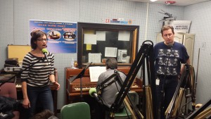 Lauren singing Marieke from the Jacques Brel show in Dutch, with Roy singing in the background, and Rich playing the piano. 