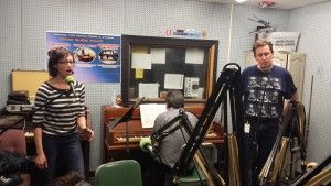 Lauren singing Marieke from the Jacques Brel show in Dutch, with Roy singing in the background, and Rich playing the piano.